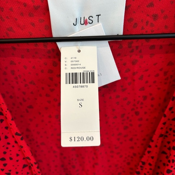 NWT Anthropologie Just Female Satori Wrap Blouse, Size S - Picture 15 of 15